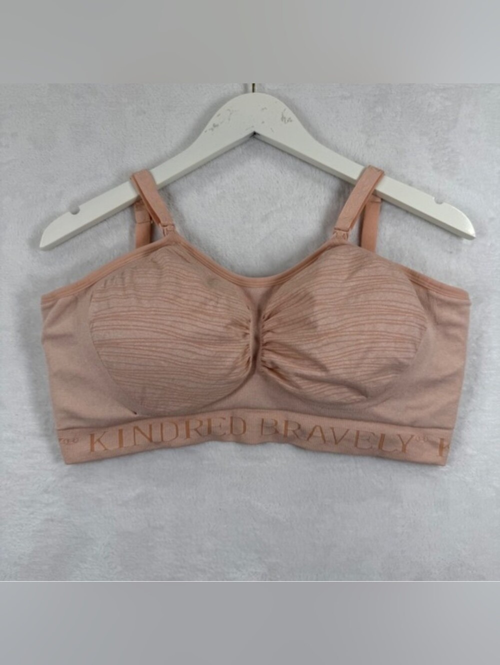 Kindred Bravely Blush/Nude Seamless Nursing Bralette NWOT